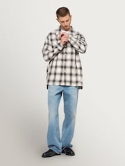 Edwin White Hombre Plaid Long Sleeve Shirt - Image 5 of 9