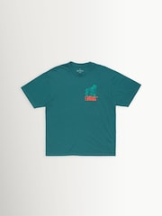Edwin Green Charmer Chest Graphic Print T-Shirt - Image 5 of 6