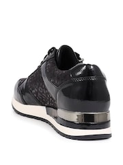 Pavers Black Lace-Up Trainers - Image 3 of 5