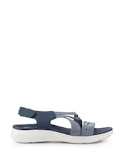 Pavers Blue Lightweight Touch Fasten Sandals - Image 2 of 5