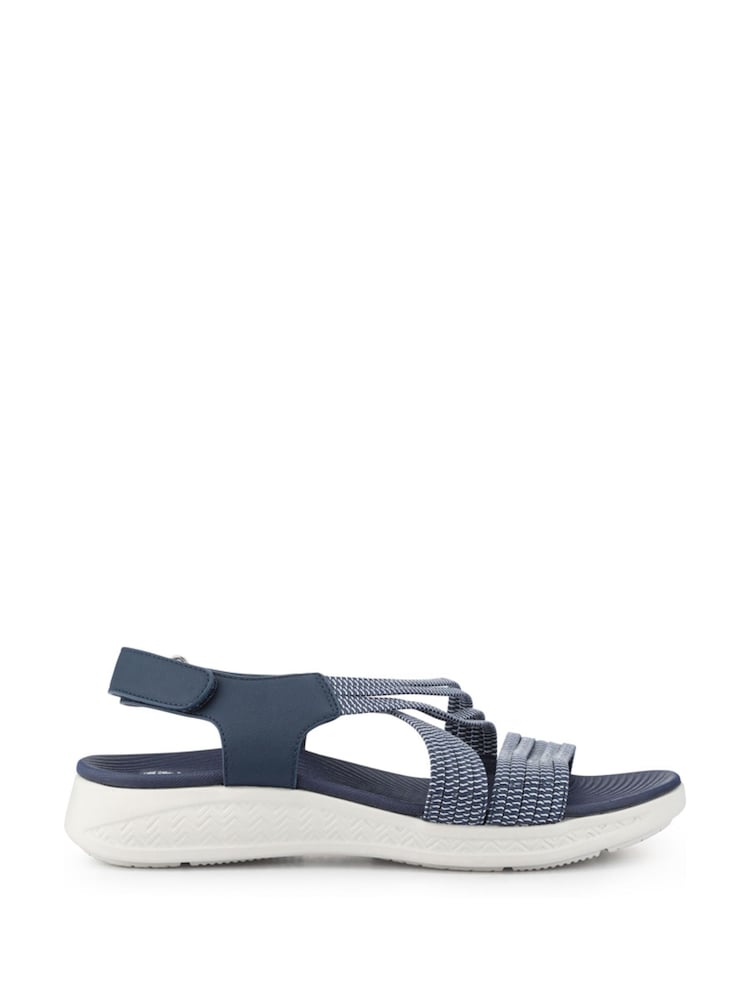 Pavers Blue Lightweight Touch Fasten Sandals - Image 2 of 5