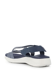 Pavers Blue Lightweight Touch Fasten Sandals - Image 4 of 5