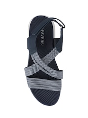 Pavers Blue Lightweight Touch Fasten Sandals - Image 5 of 5