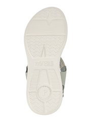 Pavers Green Lightweight Touch Fasten Sandals - Image 5 of 5