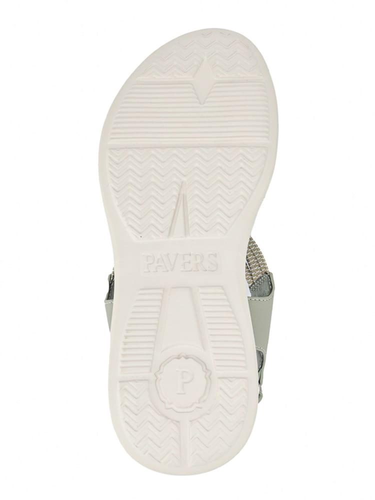 Pavers Green Lightweight Touch Fasten Sandals - Image 5 of 5