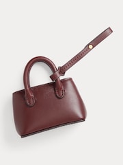 Rojo - Lauren Ralph Lauren Marcy Mini Bag Keychain - Imagen 2 de 2