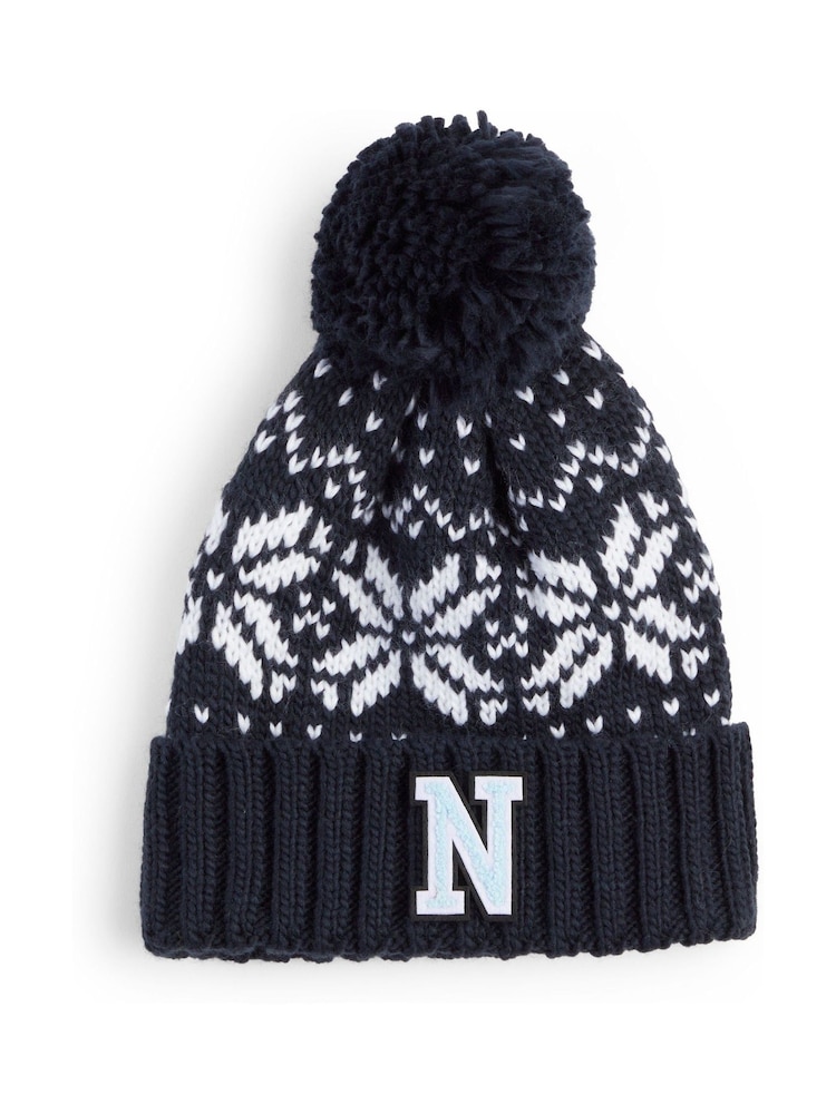 Personalised Christmas Beanie by Alphabet - Image 1 of 4 Personalised Christmas Beanie by Alphabet - Image 1 of 4