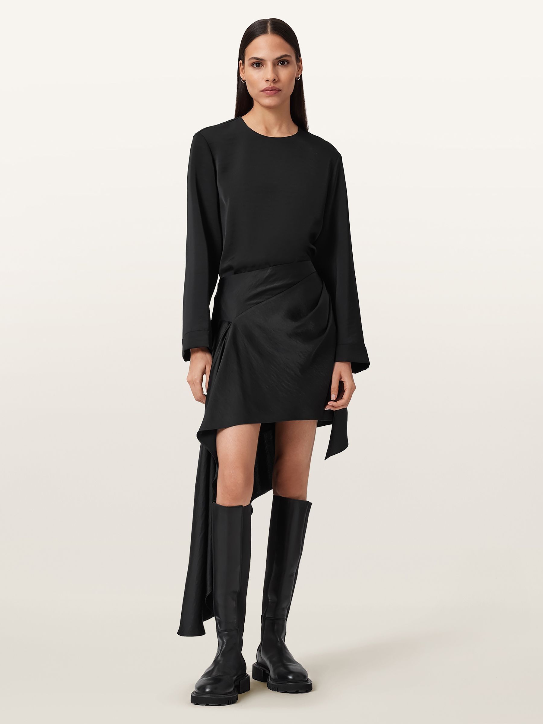 Buy AllSaints Black Sami Skirt from Next USA