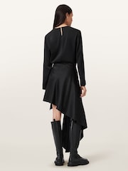 AllSaints Black Sami Skirt - Image 6 of 8