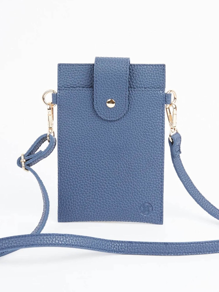 Goodeehoo Navy Pharoah Phone Pouch - Image 1 of 2 Goodeehoo Navy Pharoah Phone Pouch - Image 1 of 2