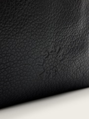 AllSaints Black Yuto Leather Tote - Image 3 of 7