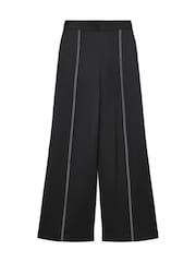 AllSaints Black Theah Trousers - Image 8 of 8