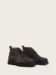 AllSaints Grey Skiff Mid Boots - Image 3 of 6