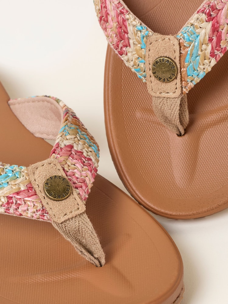 FatFace Edie Tan Brown Comfort Flip Flop - Image 2 of 3