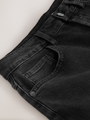 Washed Black Hourglass Cropped Bootcut Jeans - Image 9 of 10