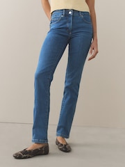 Mid Blue Slim Lift And Shape Jeans - Image 2 of 9