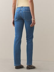 Mid Blue Slim Lift And Shape Jeans - Image 3 of 9