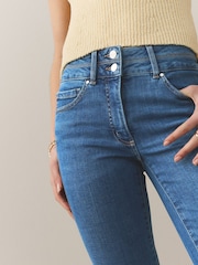 Mid Blue Slim Lift And Shape Jeans - Image 4 of 9