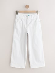 White Lift, Slim & Shape Wide Cropped Jeans - Image 7 of 9