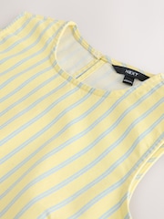 Amarillo de rayas - Denim Shell Top - Imagen 7 de 8