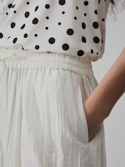 Ecru Crushed Balloon Leg Trousers - Image 4 of 7