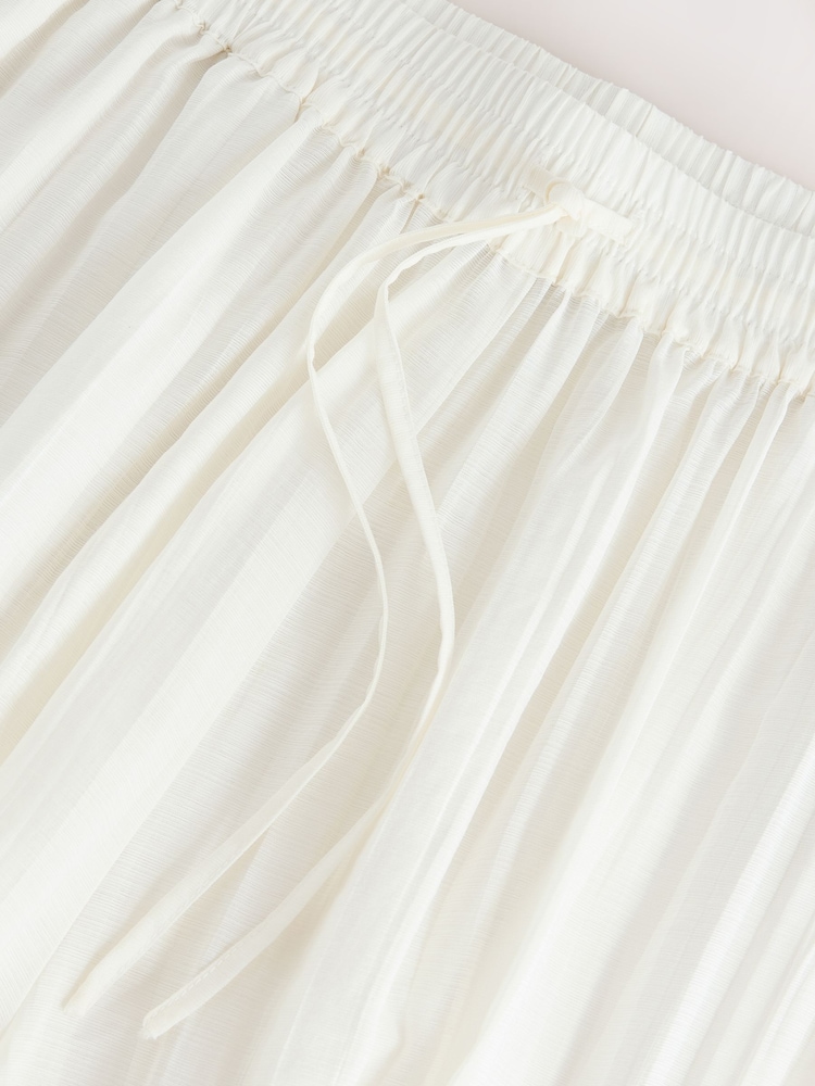 Ecru Crushed Balloon Leg Trousers - Image 7 of 7