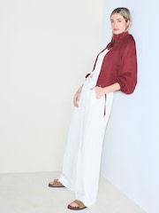 White Button Front Waistcoat - Image 2 of 8