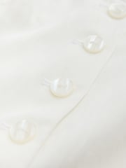 White Button Front Waistcoat - Image 8 of 8