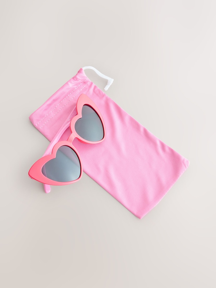 წითელი - Novelty Heart Sunglasses - სურათი 2 7-დან