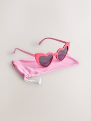 წითელი - Novelty Heart Sunglasses - სურათი 3 7-დან