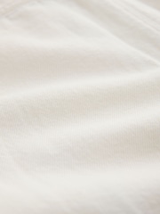 Ecru Fuller Bust Collarless Denim Jacket - Image 7 of 9