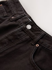 Chocolate Brown Denim Jorts Shorts - Image 2 of 4