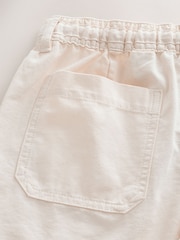 Ecru Denim Utility Shorts - Image 10 of 10