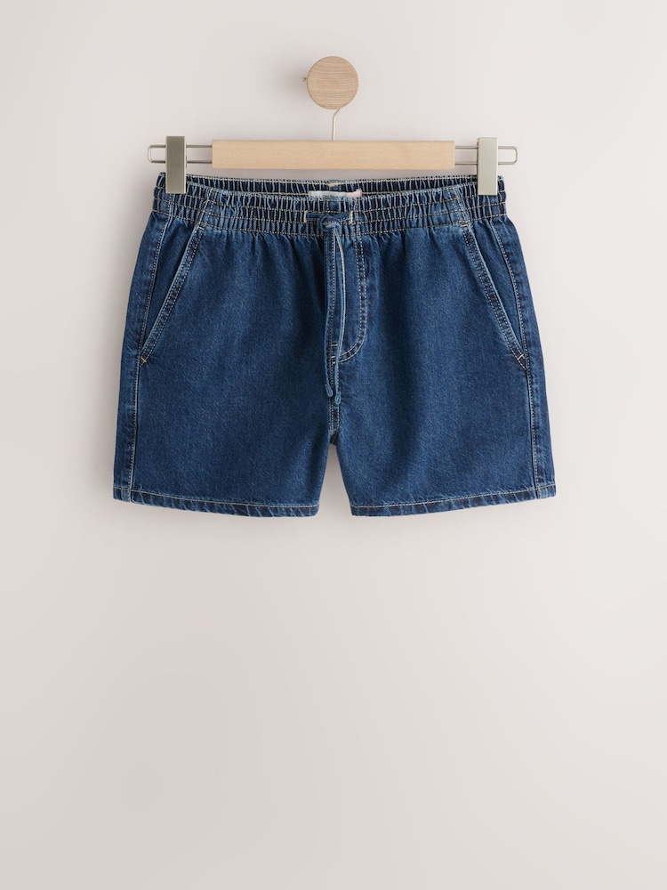 Dark/White Pull On Shorts - Image 2 of 7