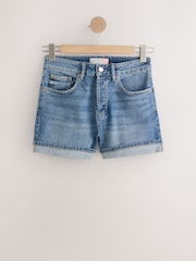 Denim Dark Blue Timeless Shorts - Image 1 of 8