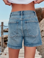 Denim Dark Blue Timeless Shorts - Image 5 of 8