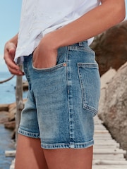 Denim Dark Blue Timeless Shorts - Image 6 of 8