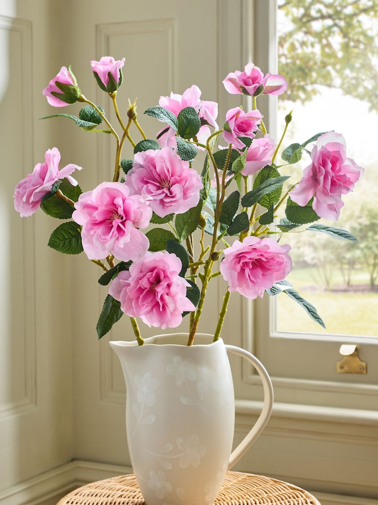 Pink Set of 2 Artificial Flower Stems - Image 2 of 4