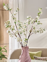 White Set of 2 Artificial Blossom Stems - Image 2 of 4