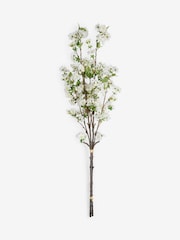 White Set of 2 Artificial Blossom Stems - Image 4 of 4