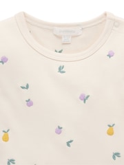Purebaby Natural Broderie Layering Top - Image 2 of 4