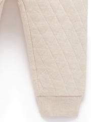 Purebaby Natural Quilted Track Trousers - Image 3 of 4