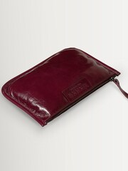 Hereu Studio Burgundy Calella Hobo Trimmed Shoulder Bag - Image 5 of 5