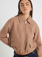 River Island Brown Harrington Jacket - Image 6 of 6