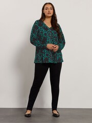 Evans Studded Jersey Top - Image 2 of 5