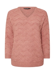 Evans Zig Zag V-Neck Jumper - Image 5 of 5