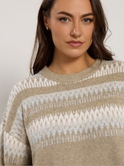 Evans Fairisle Pattern Jumper Dress - Image 4 of 5