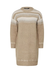 Evans Fairisle Pattern Jumper Dress - Image 5 of 5