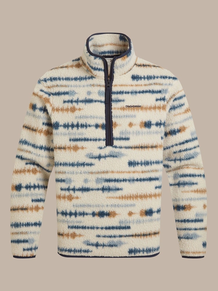 Craghoppers Natural National Trust Rawthey Half Zip Fleece - Image 1 of 1 Craghoppers Natural National Trust Rawthey Half Zip Fleece - Image 1 of 1