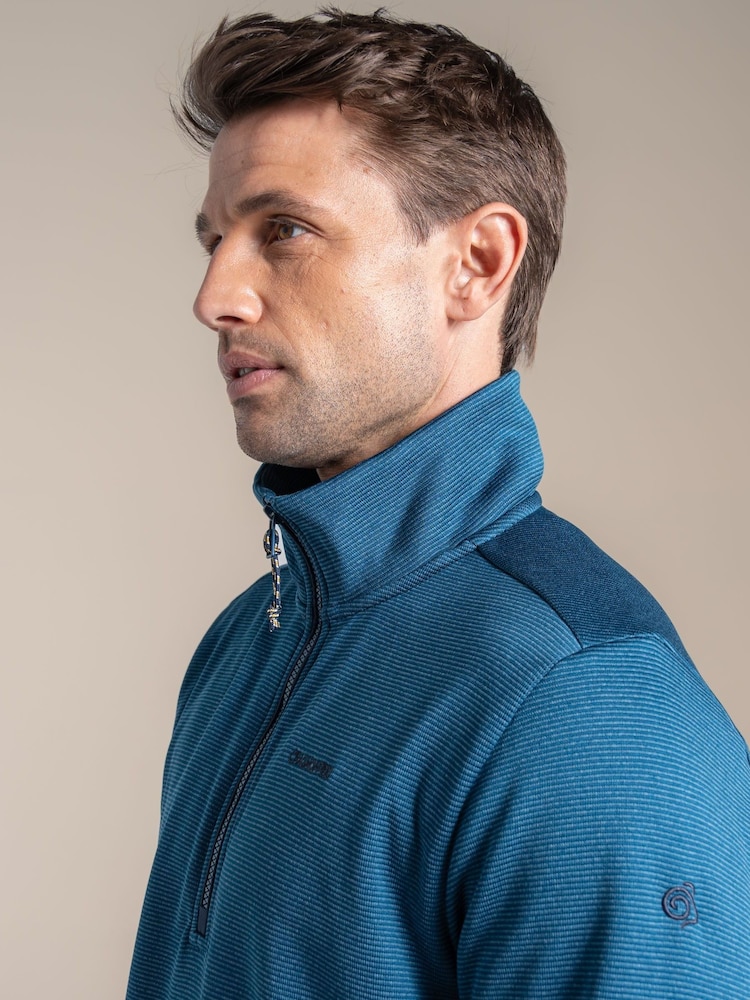 Craghoppers Blue Blake Half Zip Fleece - صورة 2 من 3